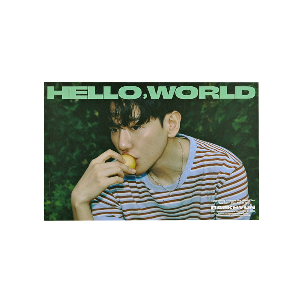 BAEKHYUN - HELLO, WORLD (PHOTOBOOK VER.) – IPBY K-POP & BEAUTY