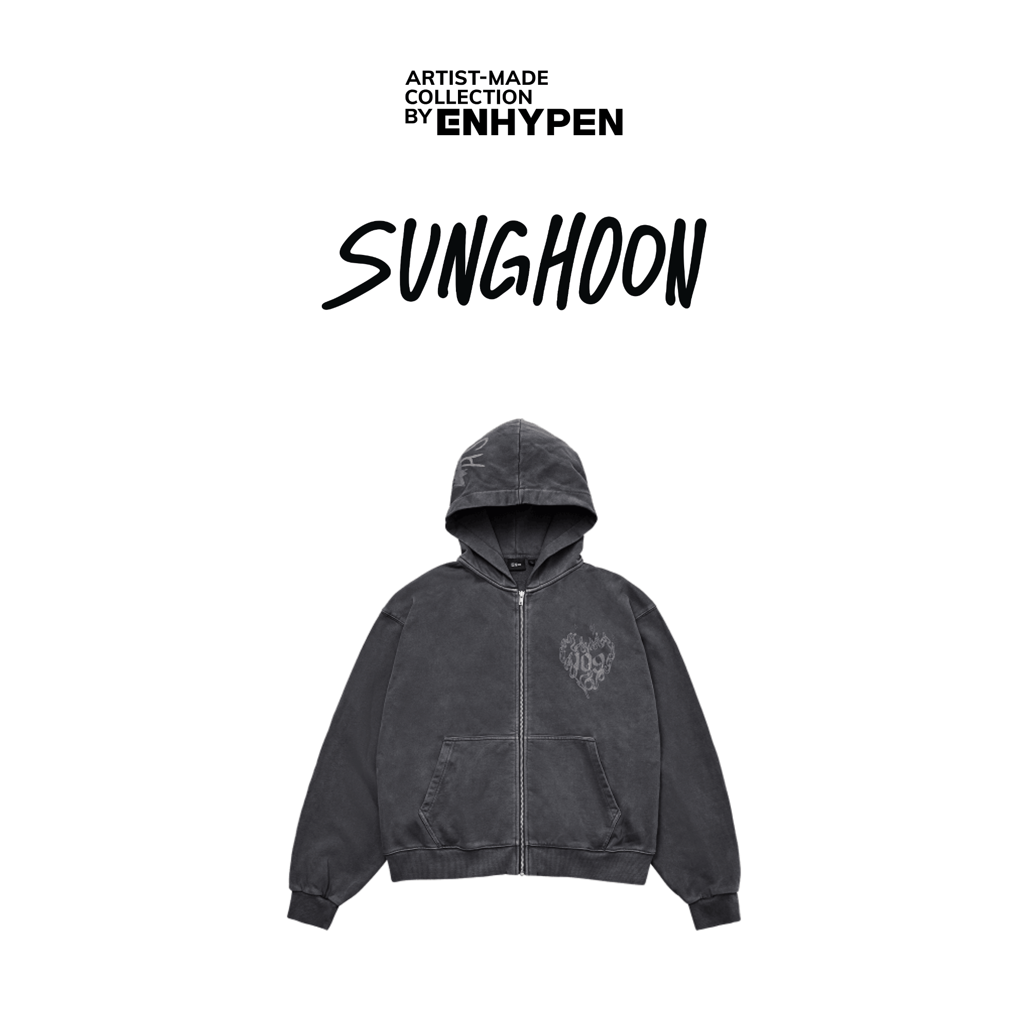 ENHYPEN - ARTIST-MADE COLLECTION BY SUNGHOON - 109 ZIP-UP HOODIE