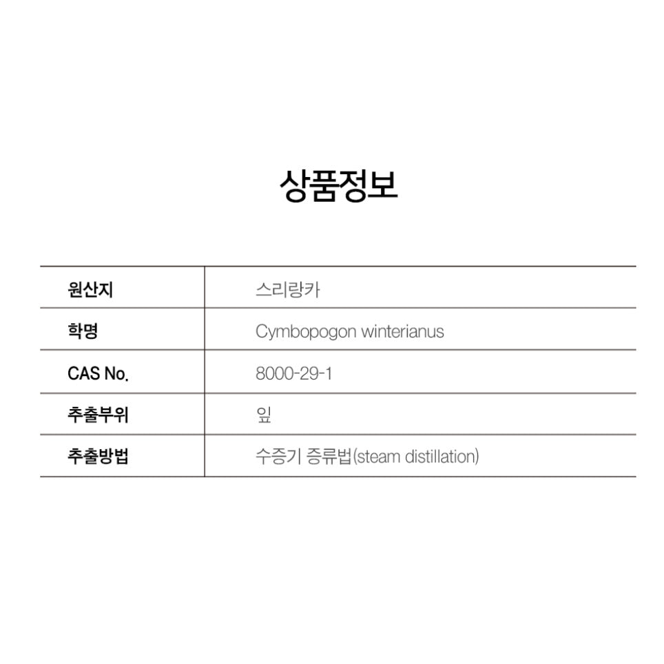 USDA Organic Citronella Essential Oil 10ml