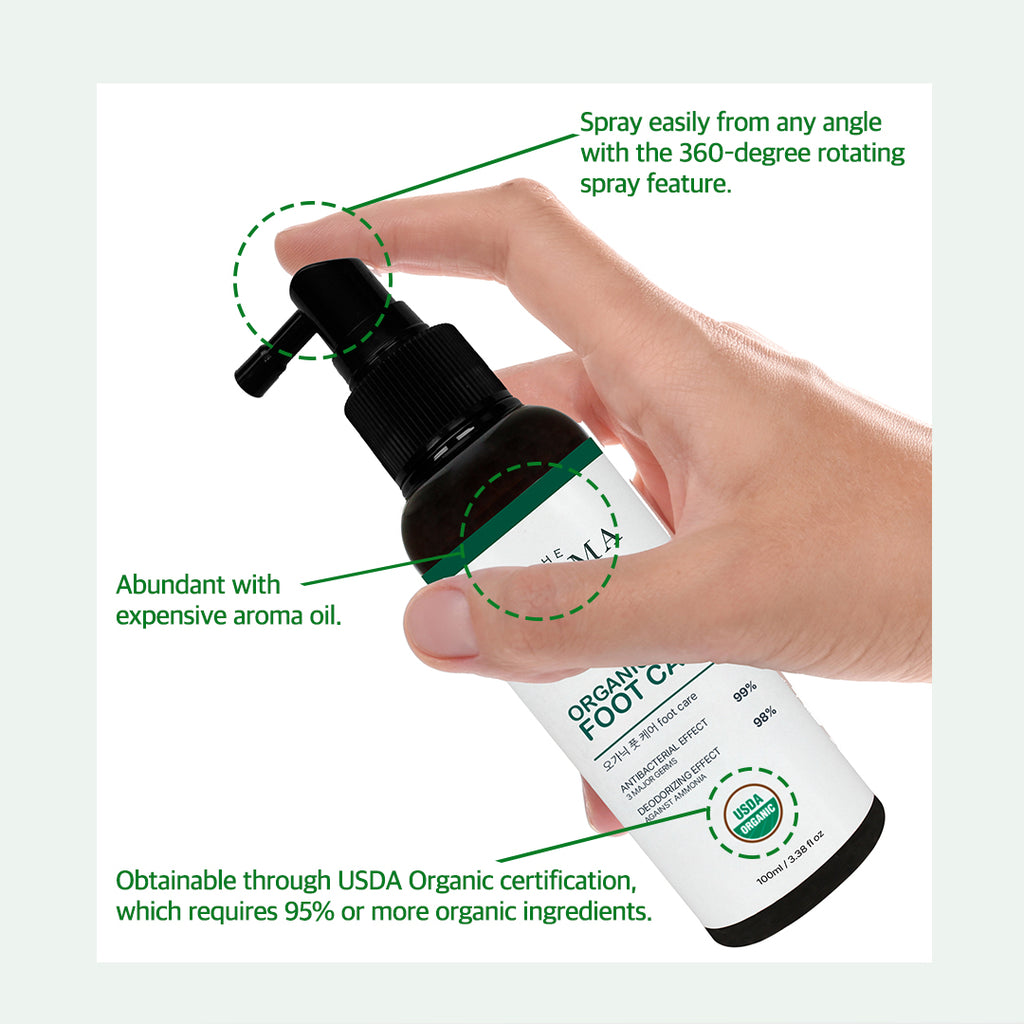 [USDA] TheAromaShop Organic Foot Care 100ml