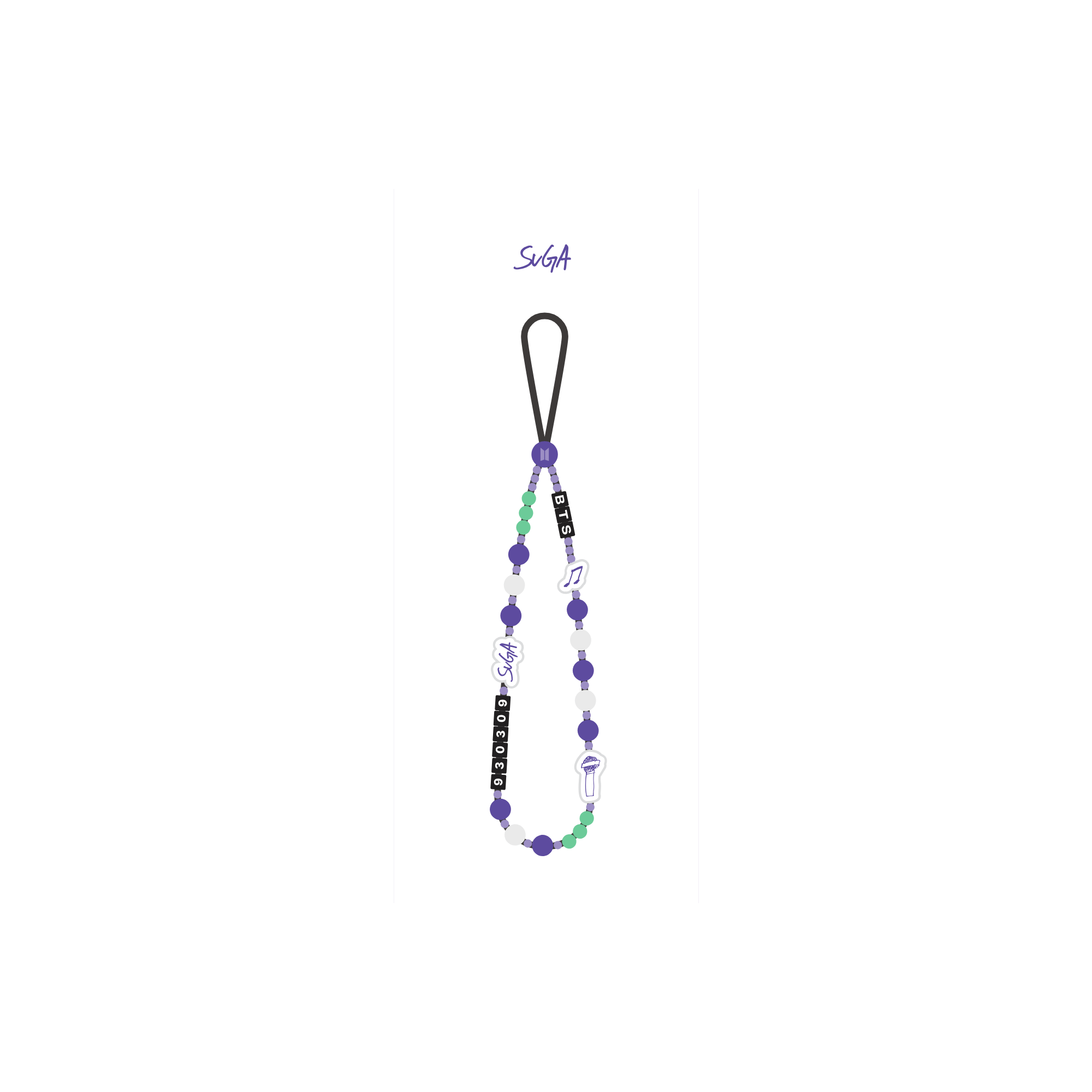 BTS - SPACE OF BTS BEADS STRAP