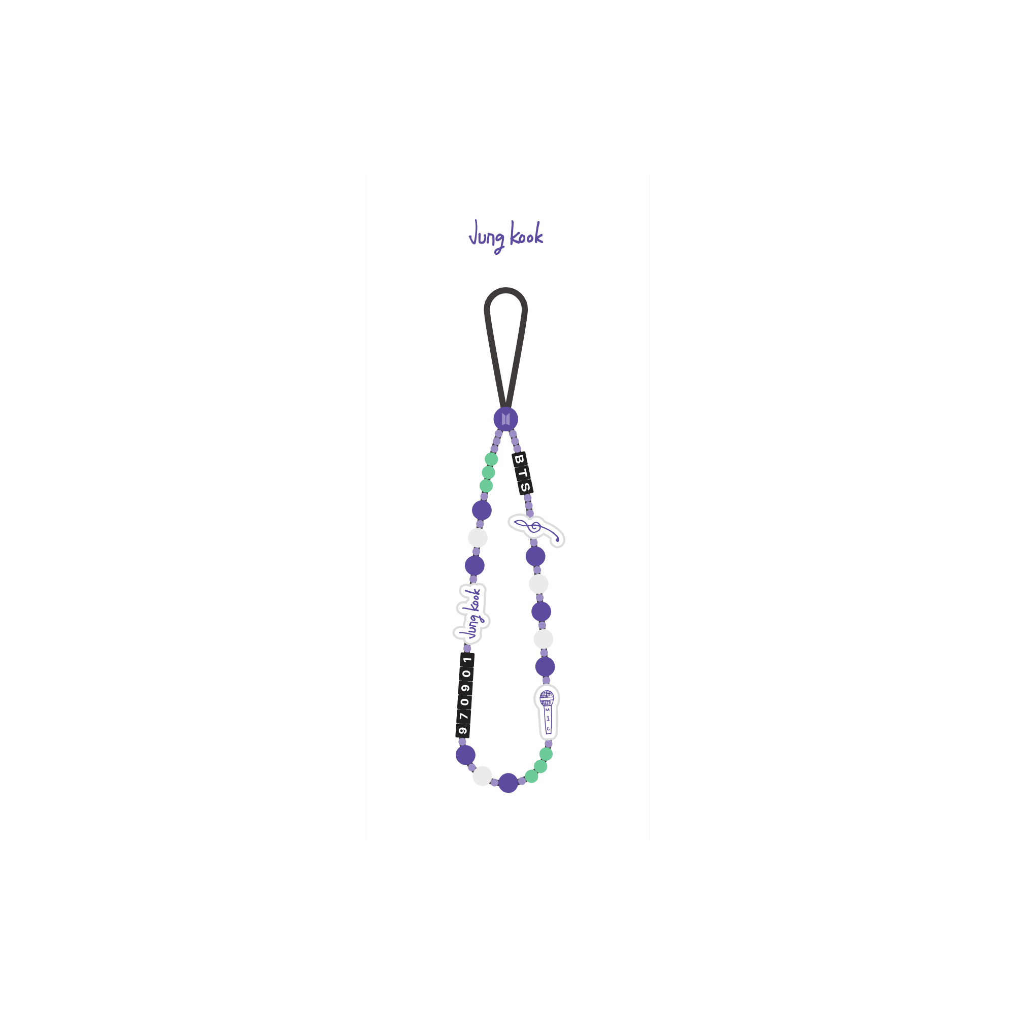 BTS - SPACE OF BTS BEADS STRAP