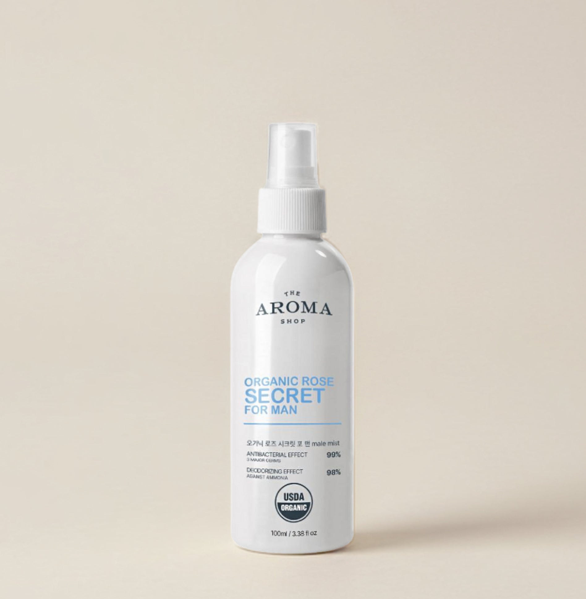 [USDA] TheAromaShop Organic Rose Secret For Man 100ml