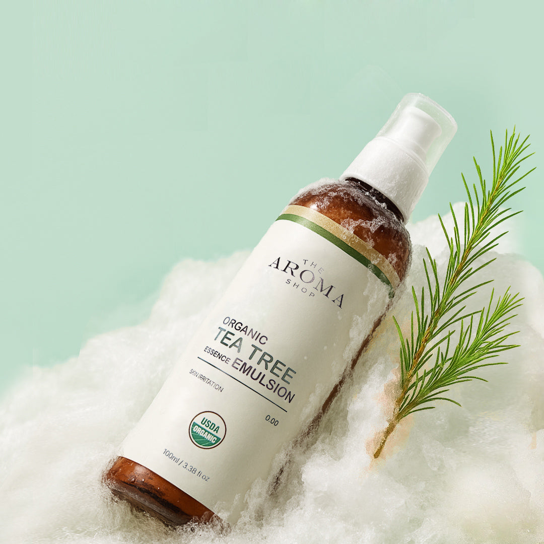 [USDA] TheAromaShop Organic Tea Tree Essence Emulsion 100ml
