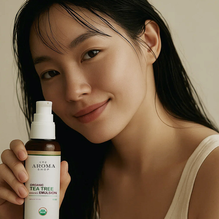 [USDA] TheAromaShop Organic Tea Tree Essence Emulsion 100ml