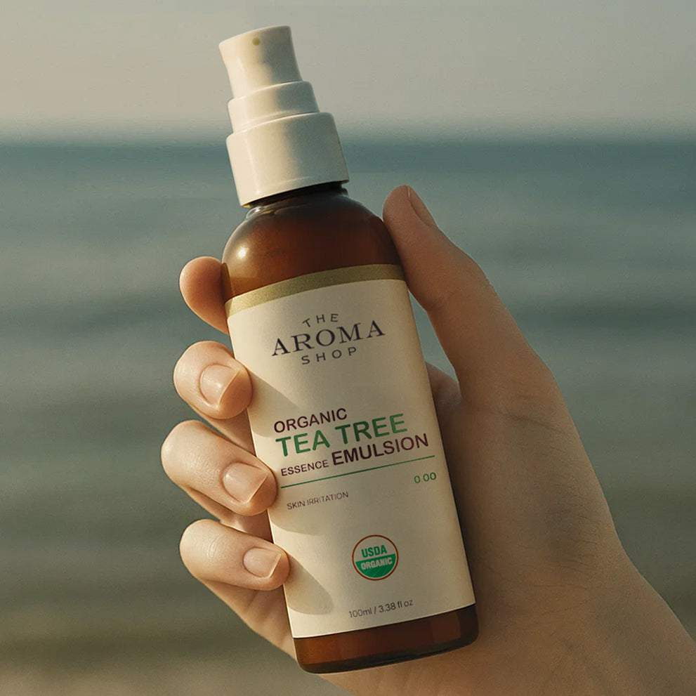 [USDA] TheAromaShop Organic Tea Tree Essence Emulsion 100ml