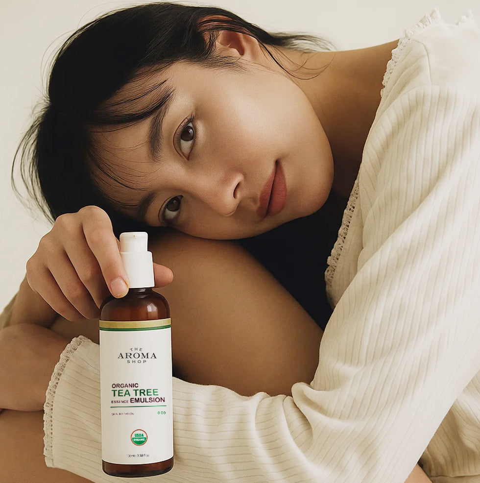 [USDA] TheAromaShop Organic Tea Tree Essence Emulsion 100ml