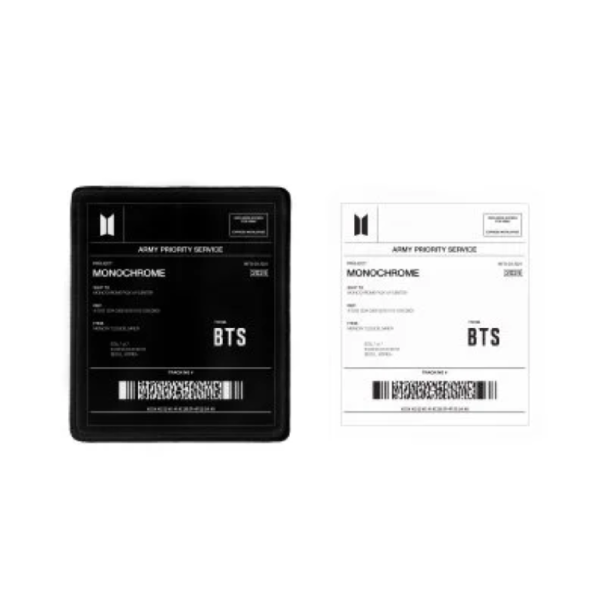 BTS - MONOCHROME MOUSE PAD