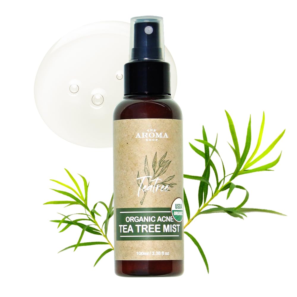 [USDA Certified] TheAromaShop Organic Acne Tea Tree Mist 100ml