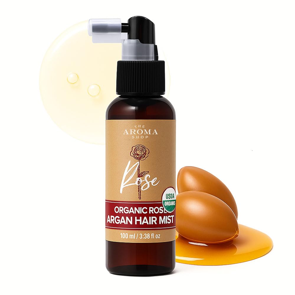 [USDA] TheAromaShop Organic Rose Argan Hair Mist 100ml