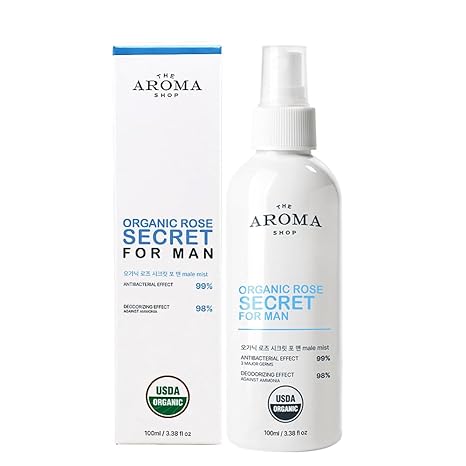 [USDA] TheAromaShop Organic Rose Secret For Man 100ml