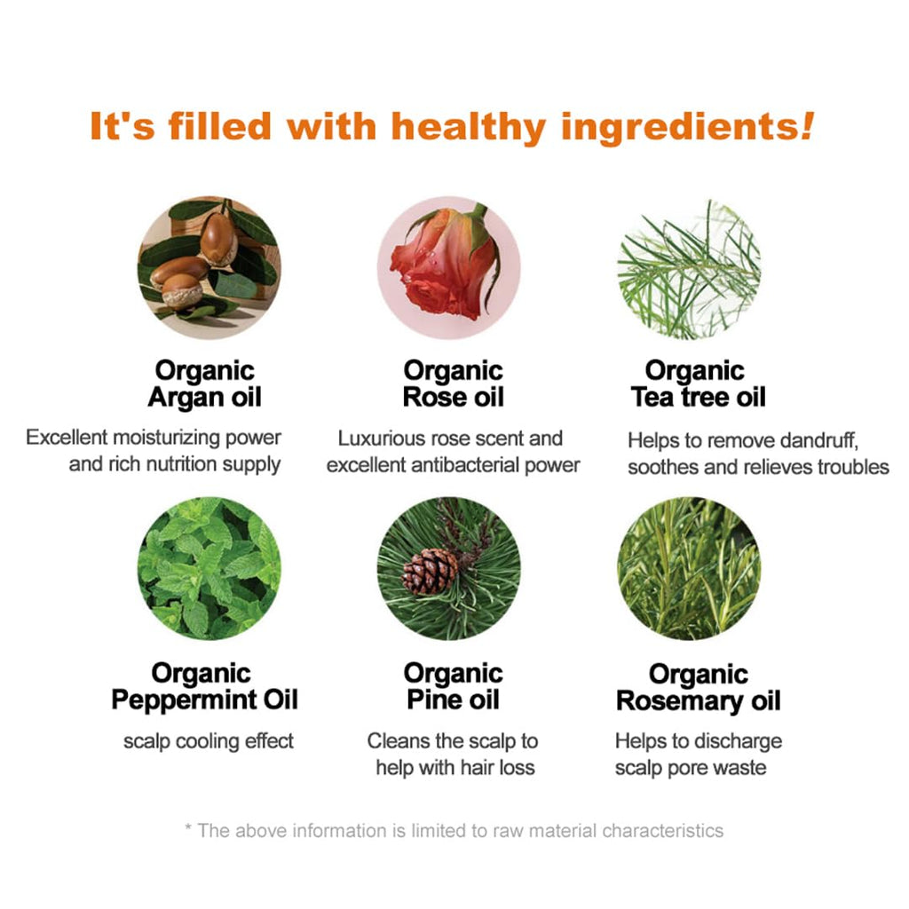 [USDA] TheAromaShop Organic Rose Argan Hair Mist 100ml