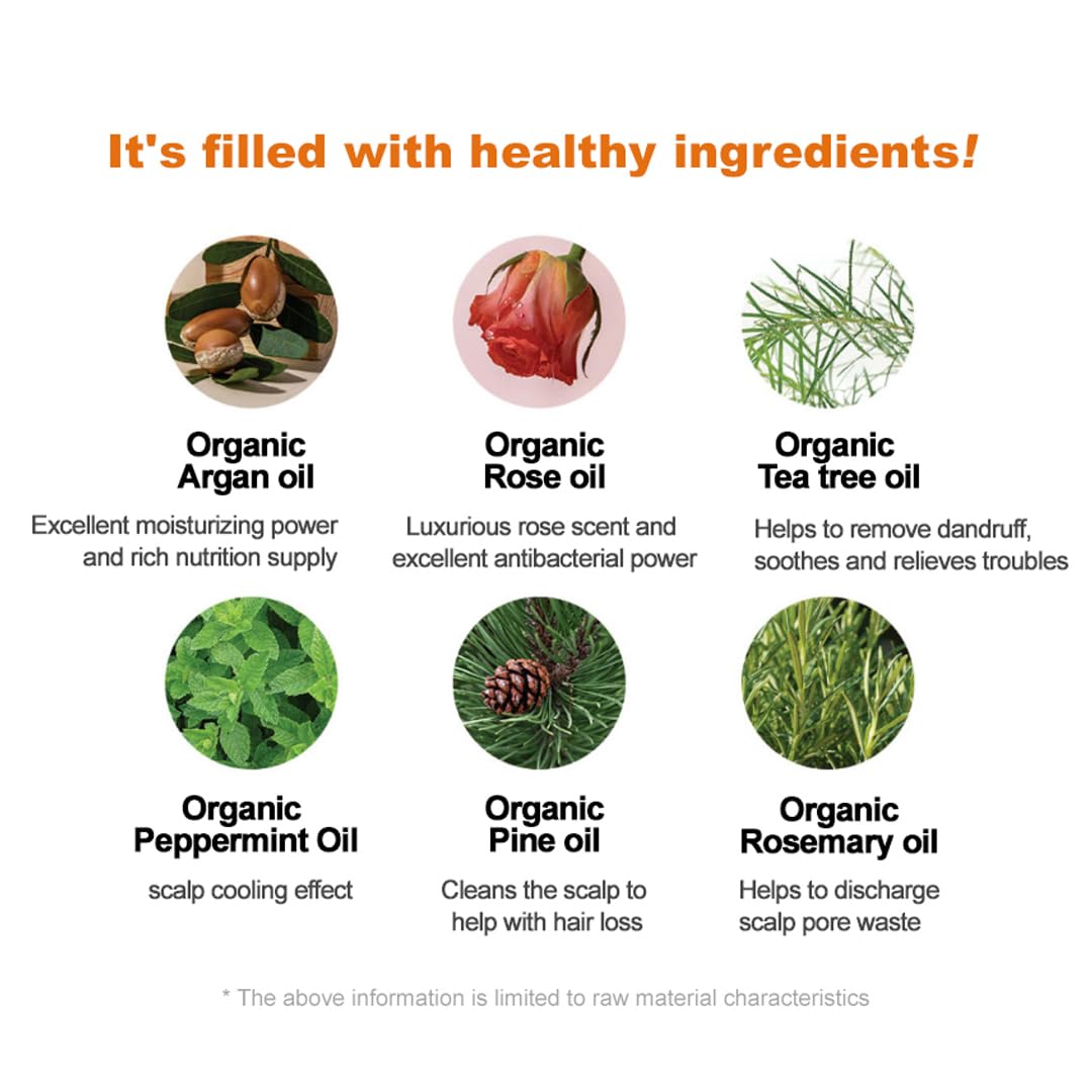 [USDA] TheAromaShop Organic Rose Argan Hair Mist 100ml