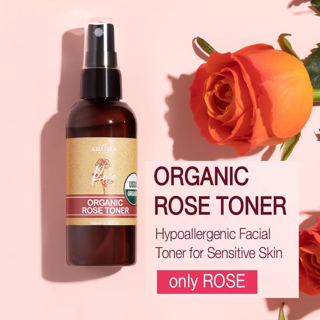 [USDA Certified] TheAromaShop Organic Rose Toner 100ml