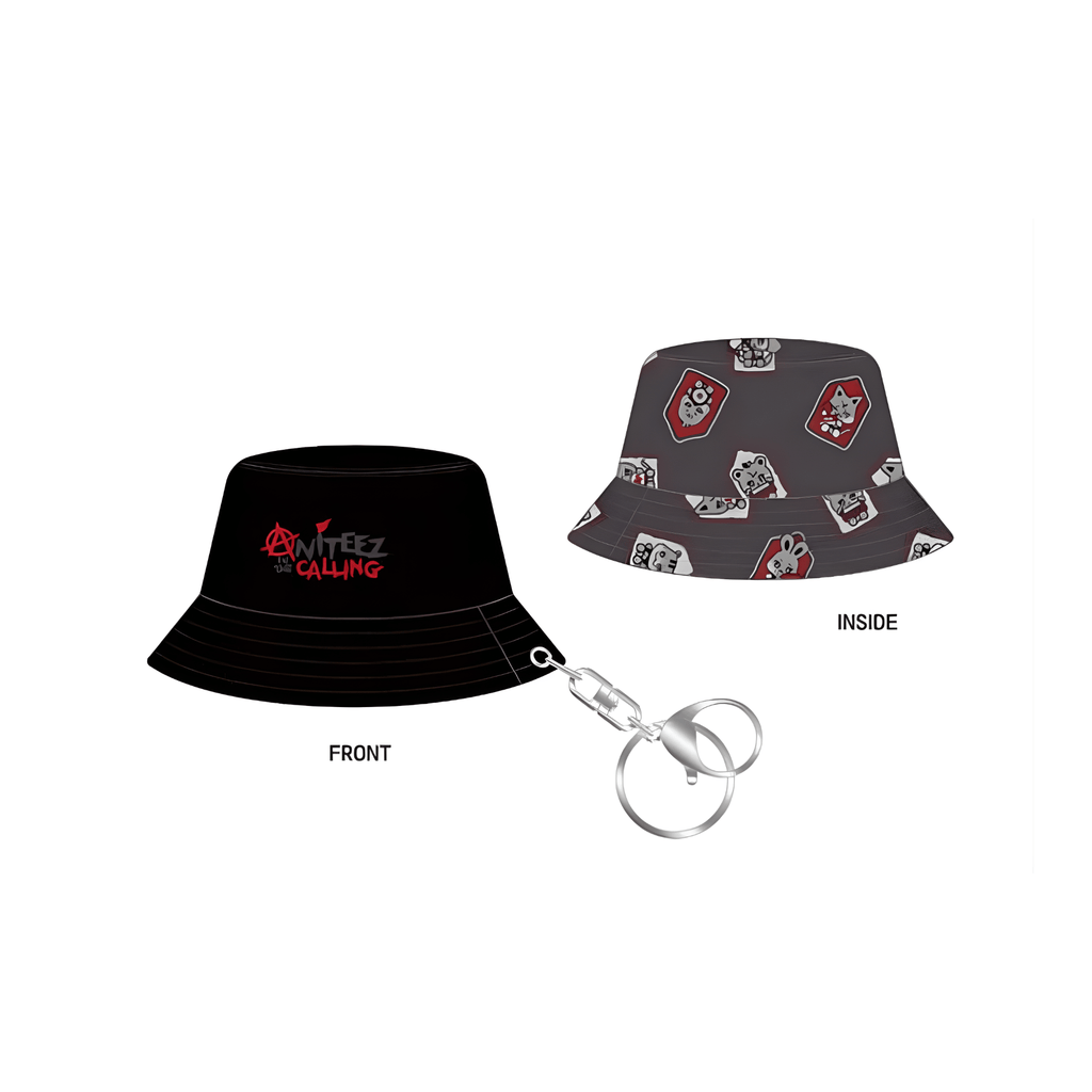 ATEEZ - ANITEEZ IN THE CALLING - BUCKET HAT KEYCHAIN