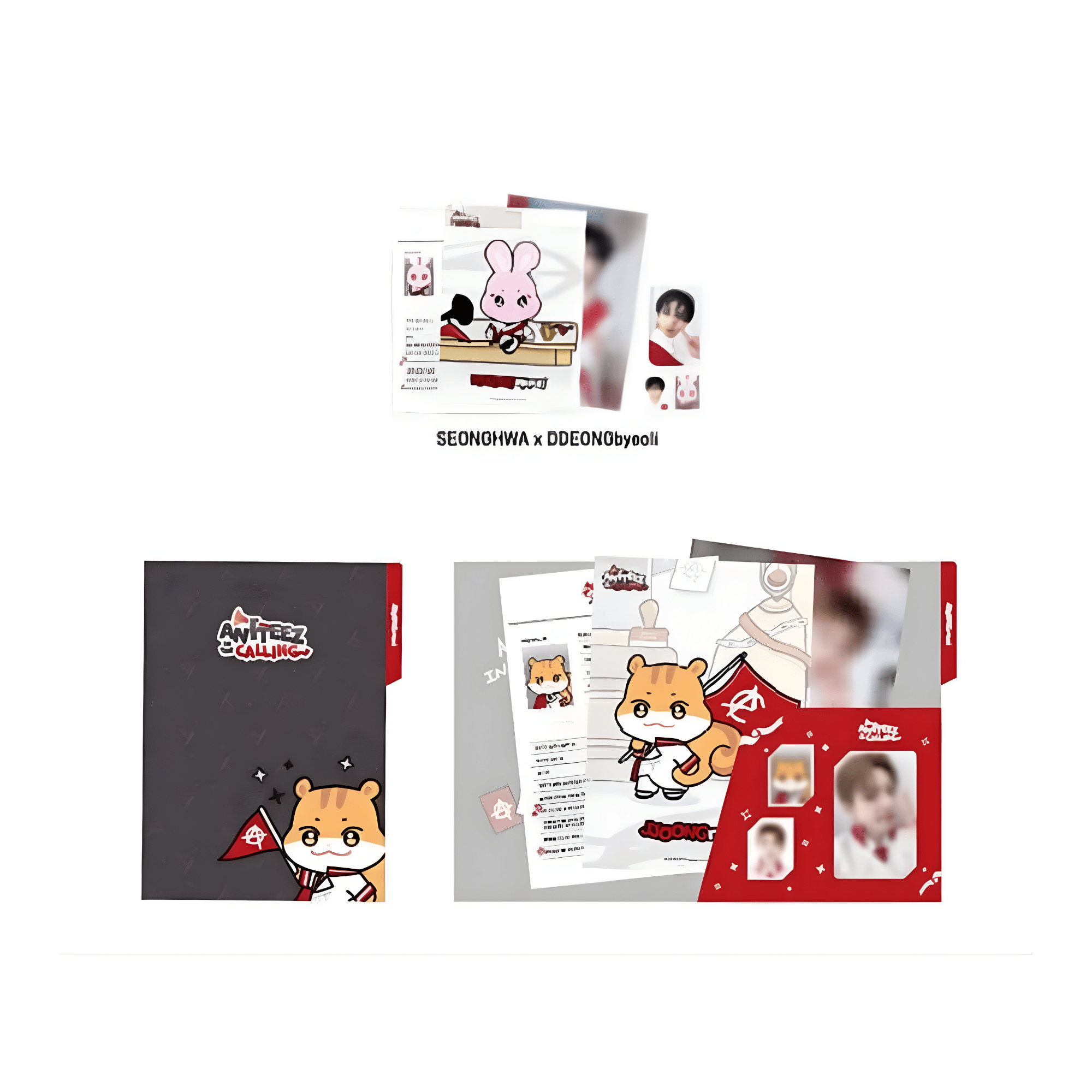 ATEEZ - ANITEEZ IN THE CALLING - CALLING PROFILE HOLDER SET