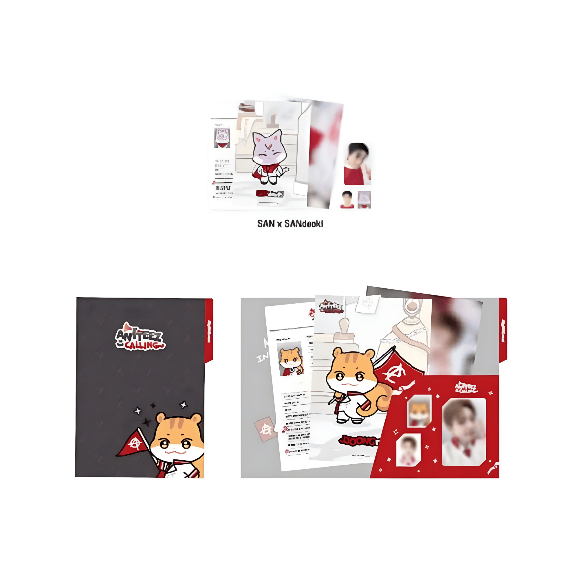 ATEEZ - ANITEEZ IN THE CALLING - CALLING PROFILE HOLDER SET