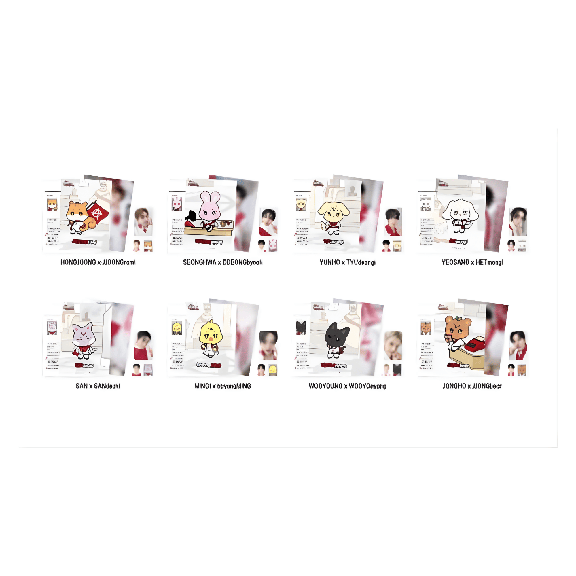 ATEEZ - ANITEEZ IN THE CALLING - CALLING PROFILE HOLDER SET