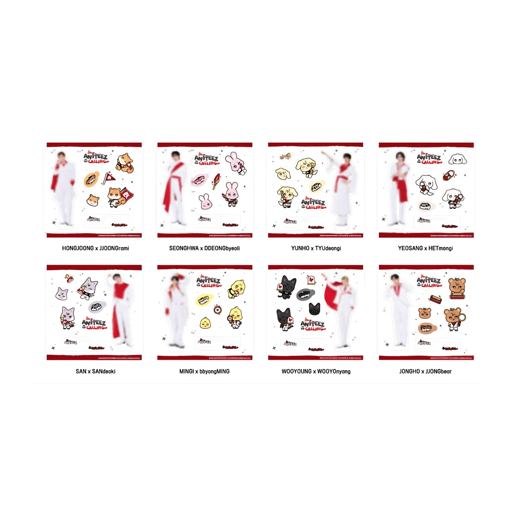 ATEEZ - ANITEEZ IN THE CALLING - ACRYLIC DIY KIT