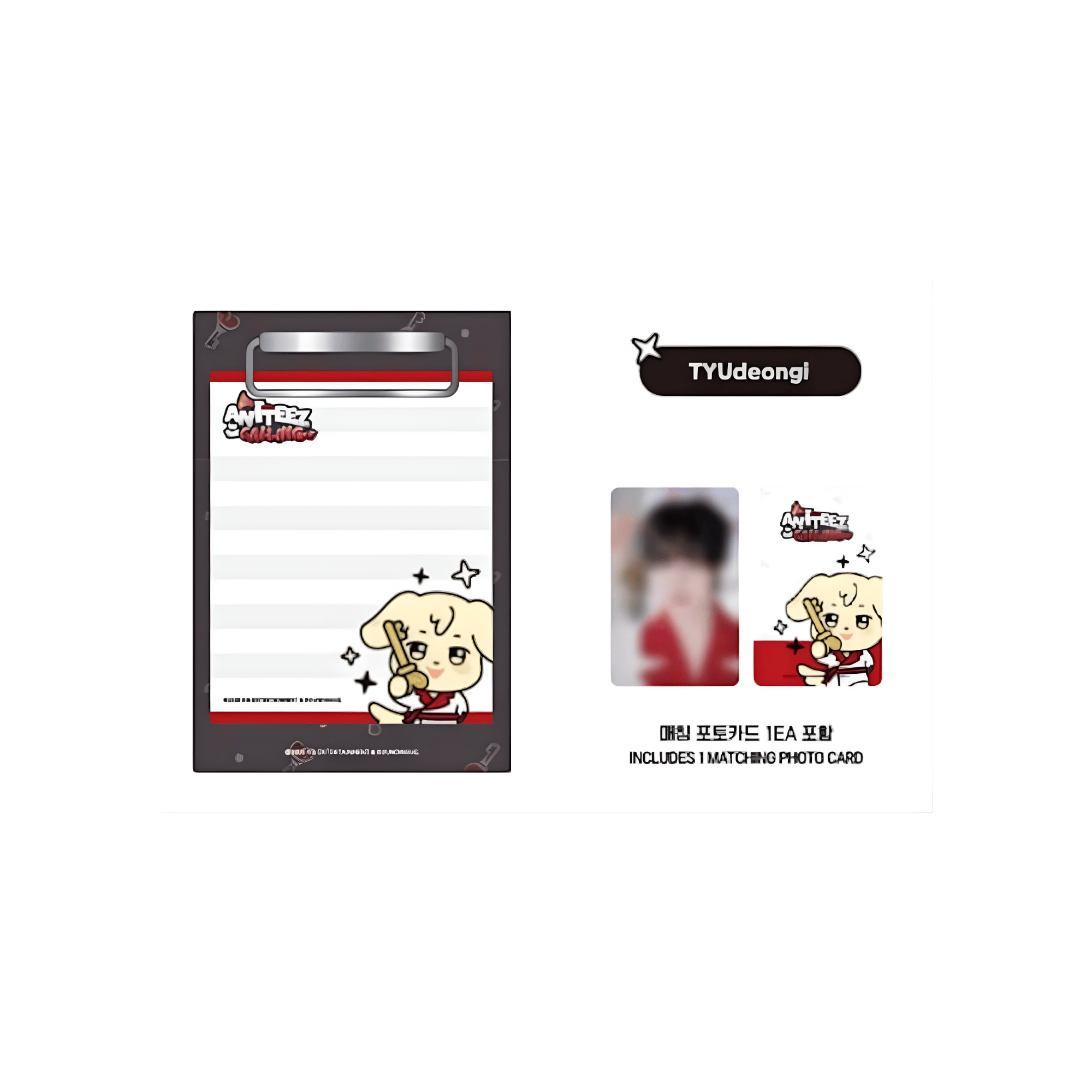 ATEEZ - ANITEEZ IN THE CALLING - MINI CLIPBOARD & MEMO PAD SET