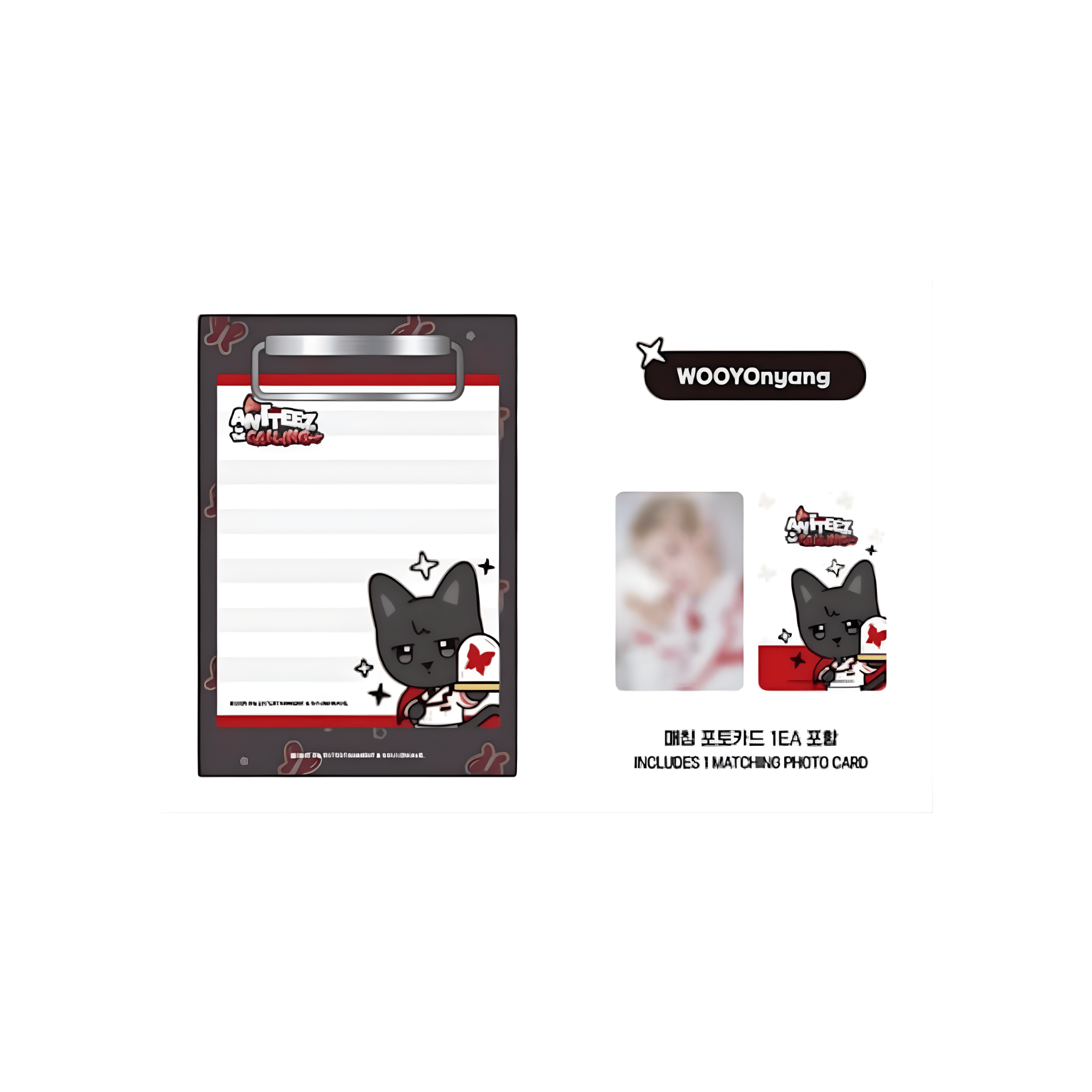 ATEEZ - ANITEEZ IN THE CALLING - MINI CLIPBOARD & MEMO PAD SET