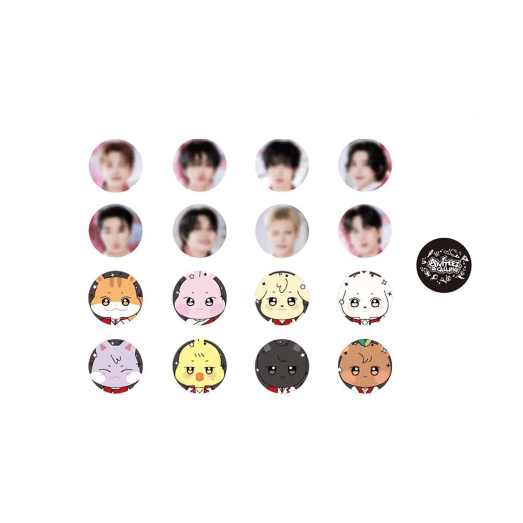 ATEEZ - ANITEEZ IN THE CALLING - RANDOM CAN BADGE