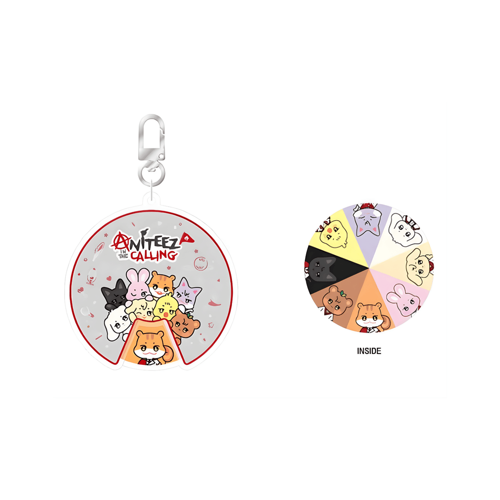 ATEEZ - ANITEEZ IN THE CALLING - ACRYLIC ROULETTE KEYRING
