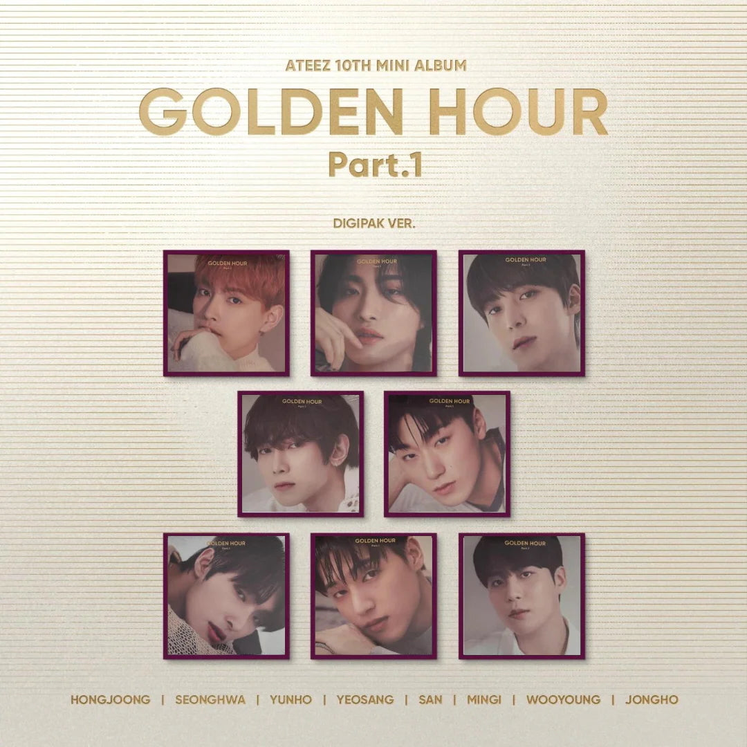 ATEEZ - GOLDEN HOUR: PT. 1 (DIGIPACK VER.)