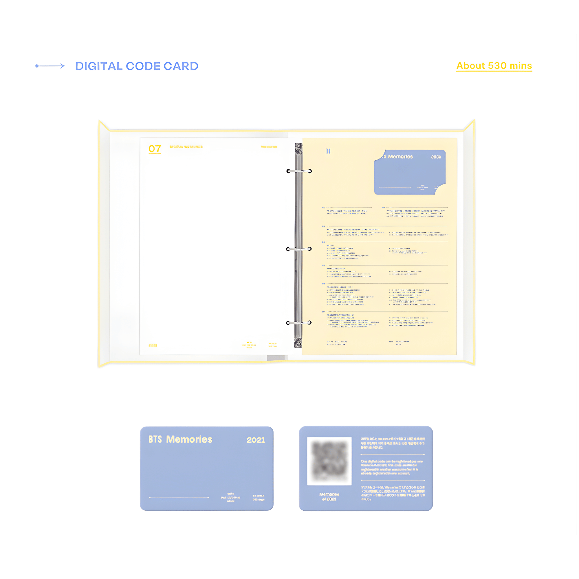 BTS - MEMORIES OF 2021 DIGITAL CODE