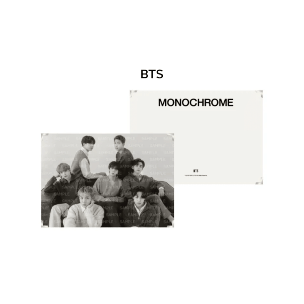 BTS - MONOCHROME PREMIUM PHOTO