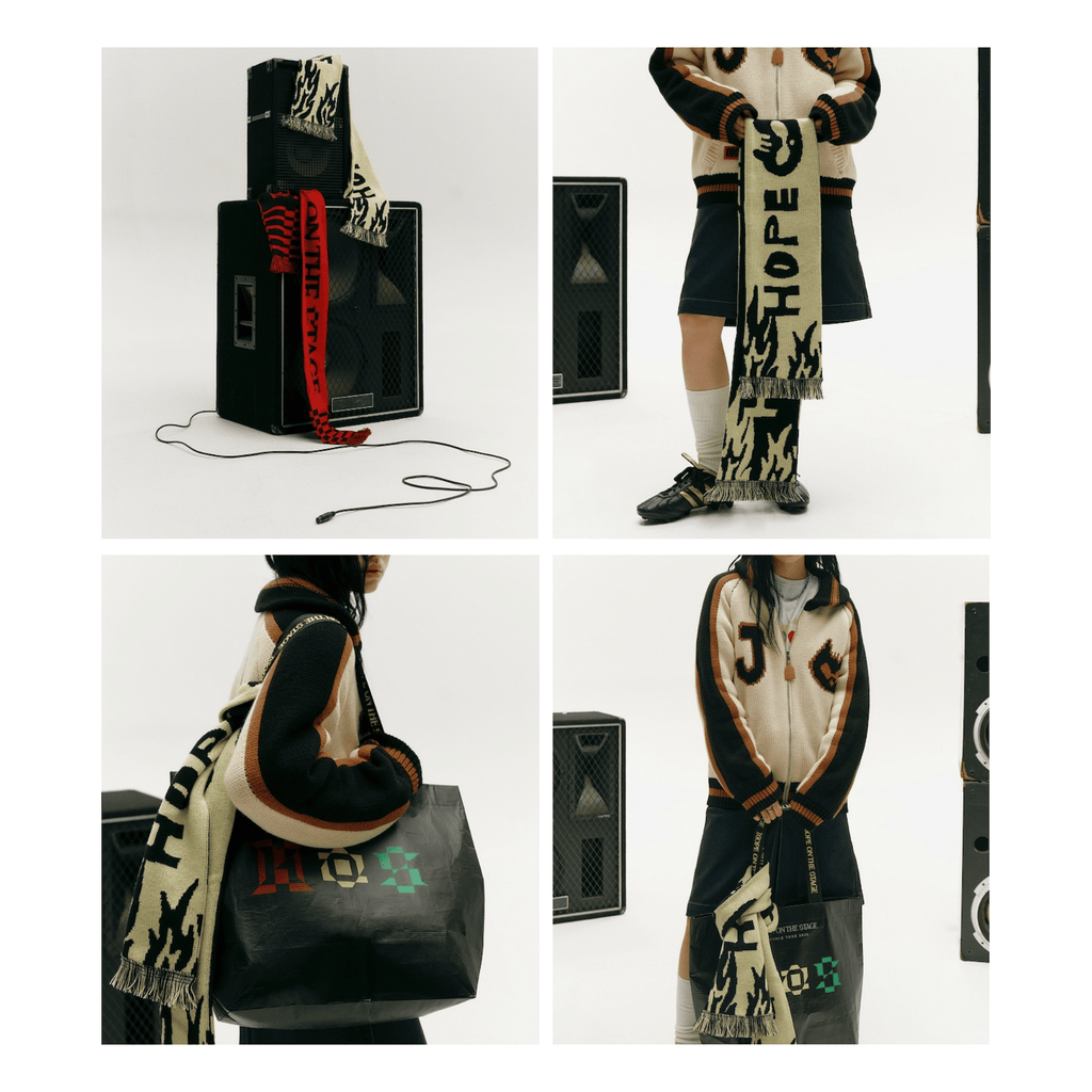 BTS - J-HOPE - HOPE ON THE STAGE SLOGAN MUFFLER (YELLOW)