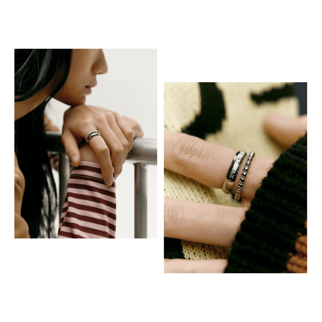 BTS - J-HOPE - HOPE ON THE STAGE LAYERED RING (SILVER)