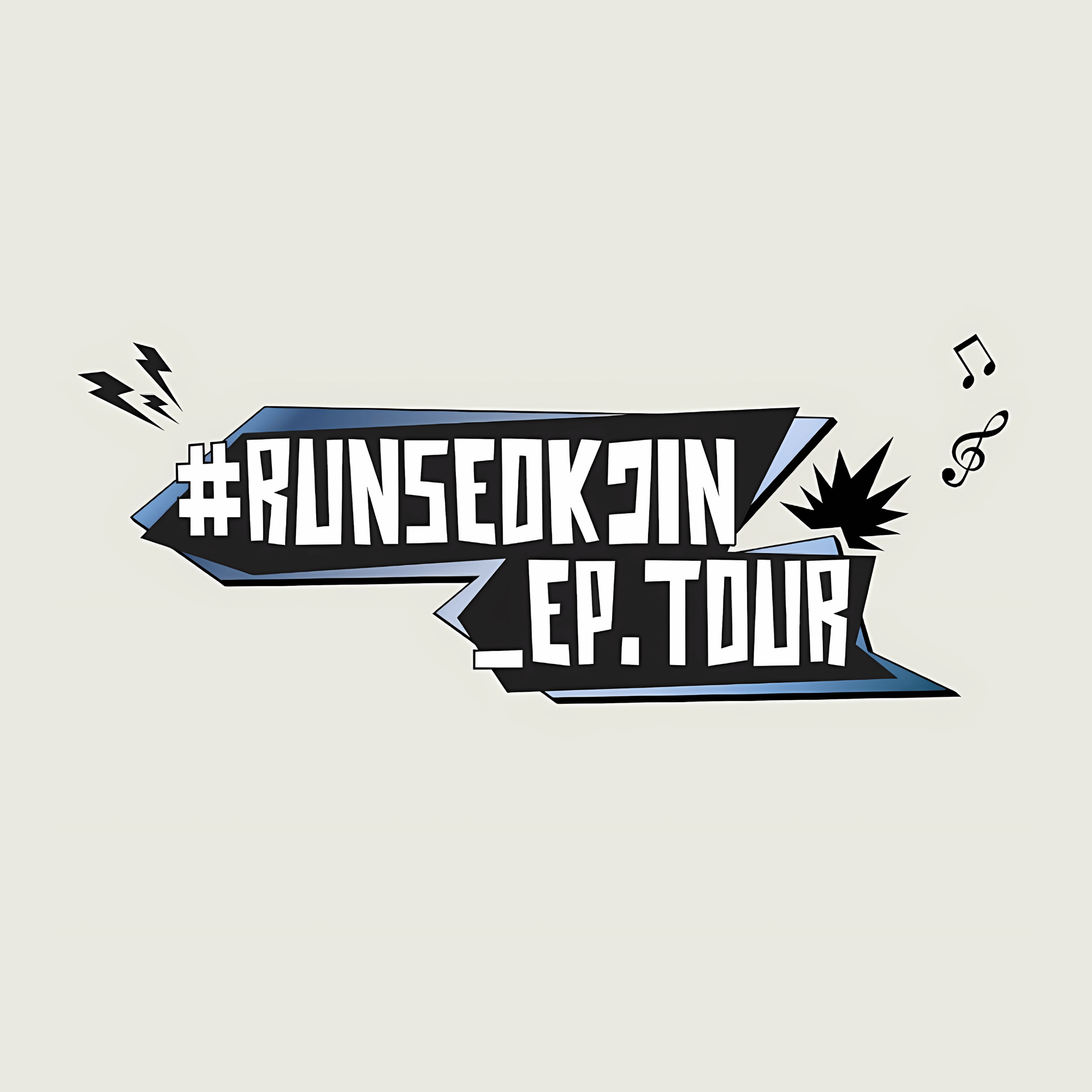 BTS - JIN - RUNSEOKJIN CAN BADGE SET