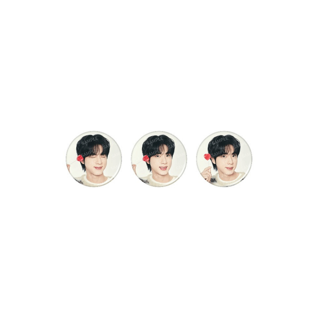 BTS - JIN - RUNSEOKJIN CAN BADGE SET