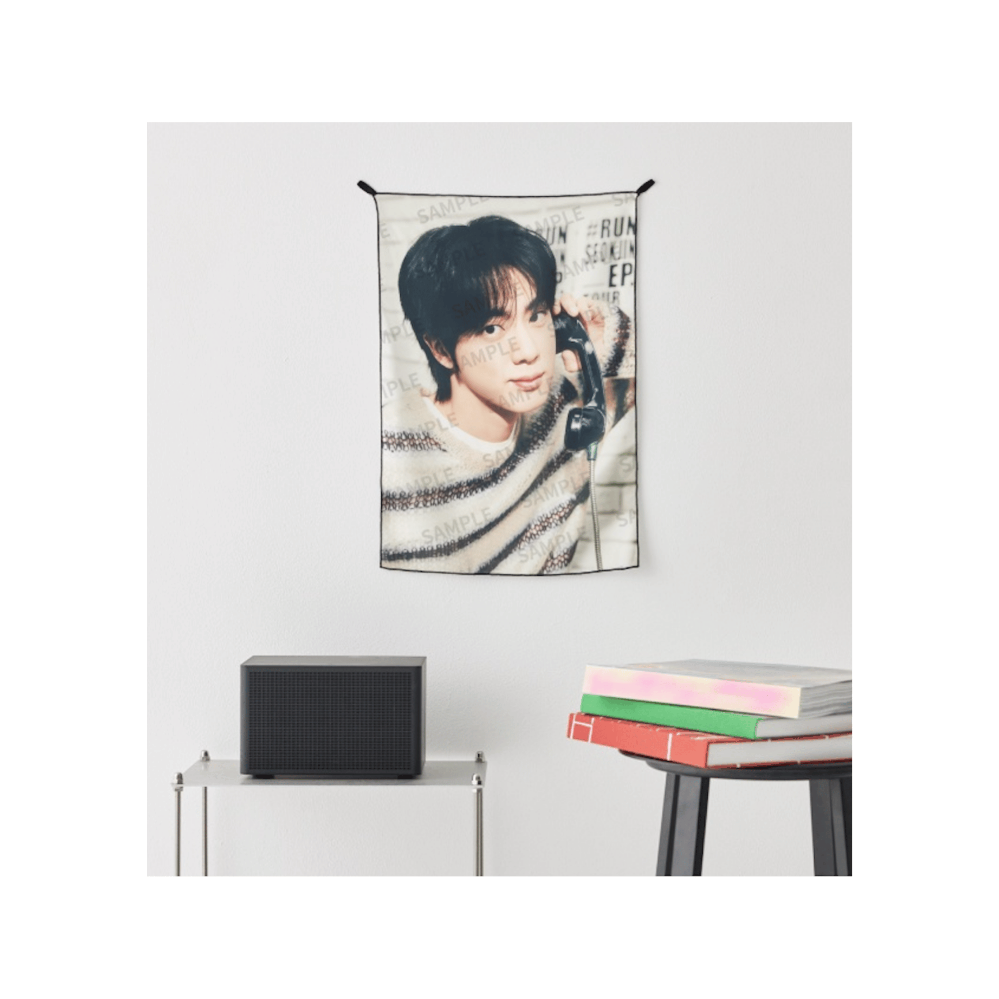 BTS - JIN - RUNSEOKJIN FABRIC POSTER