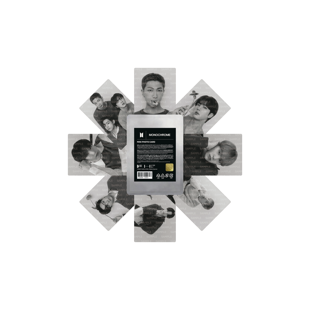 BTS - MONOCHROME MINI PHOTO CARD