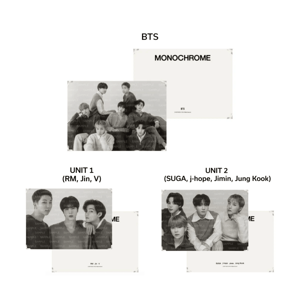 BTS - MONOCHROME PREMIUM PHOTO