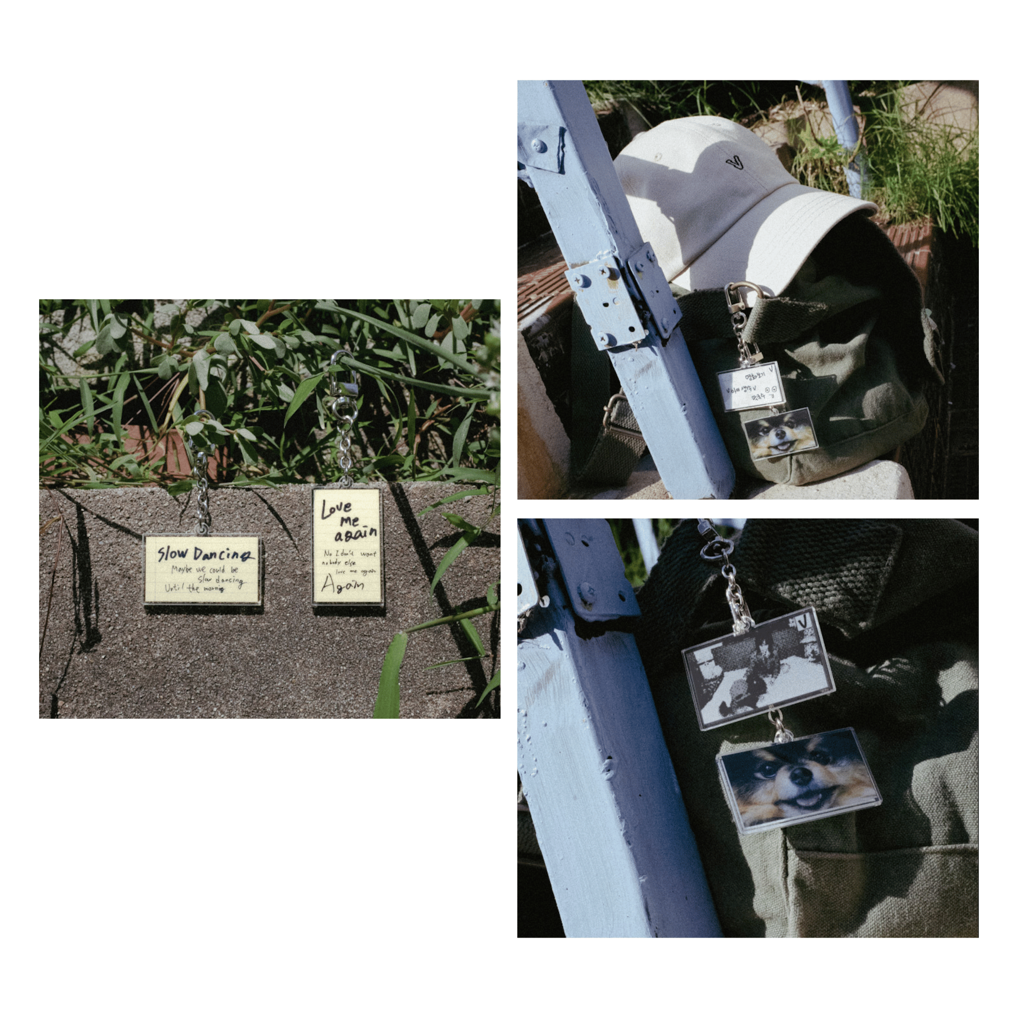 BTS - V - LAYOVER KEYRING SET