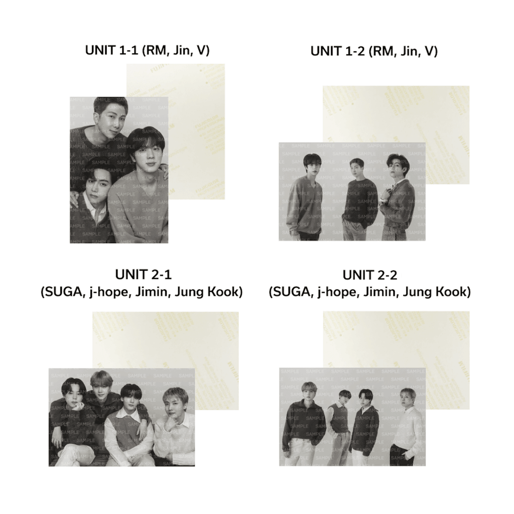 BTS - MONOCHROME PRINTED PHOTO