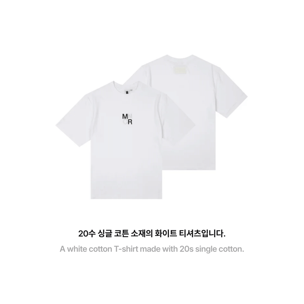BTS - MONOCHROME T-SHIRT (WHITE)