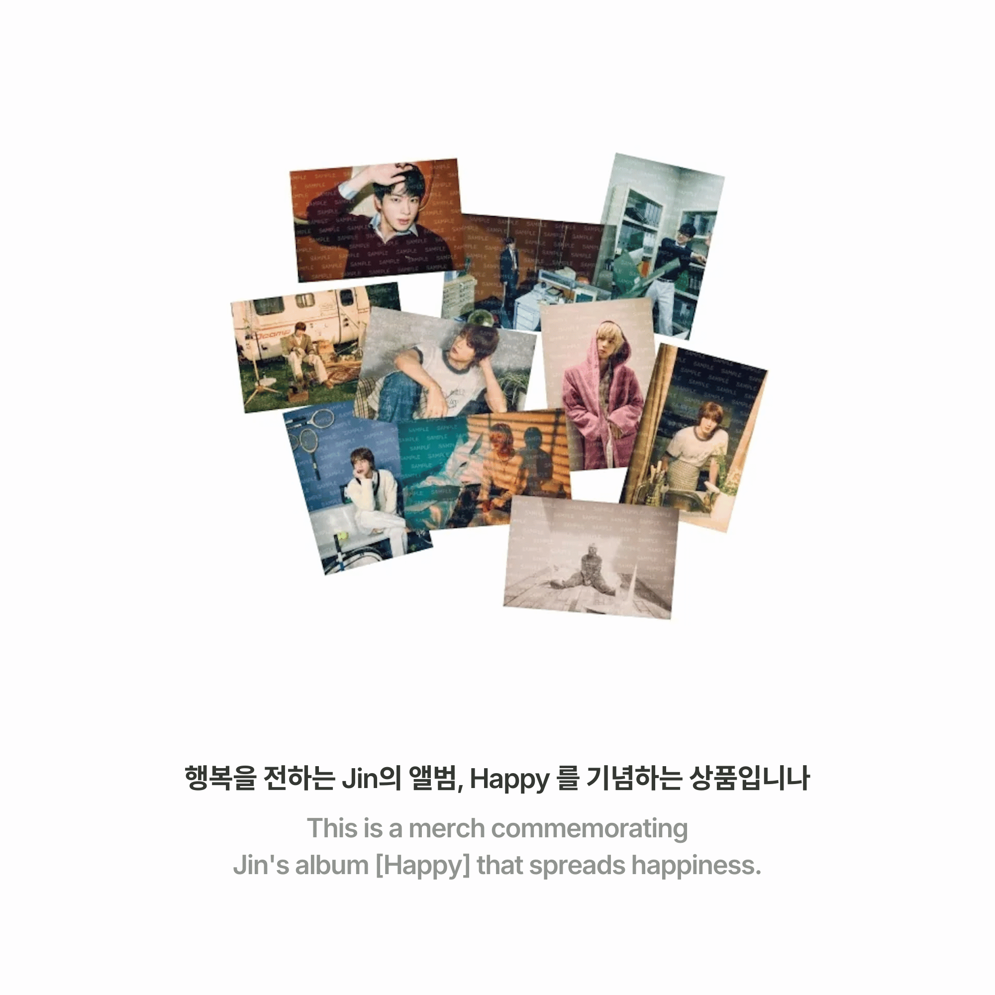 BTS - HAPPY PRINTED PHOTO