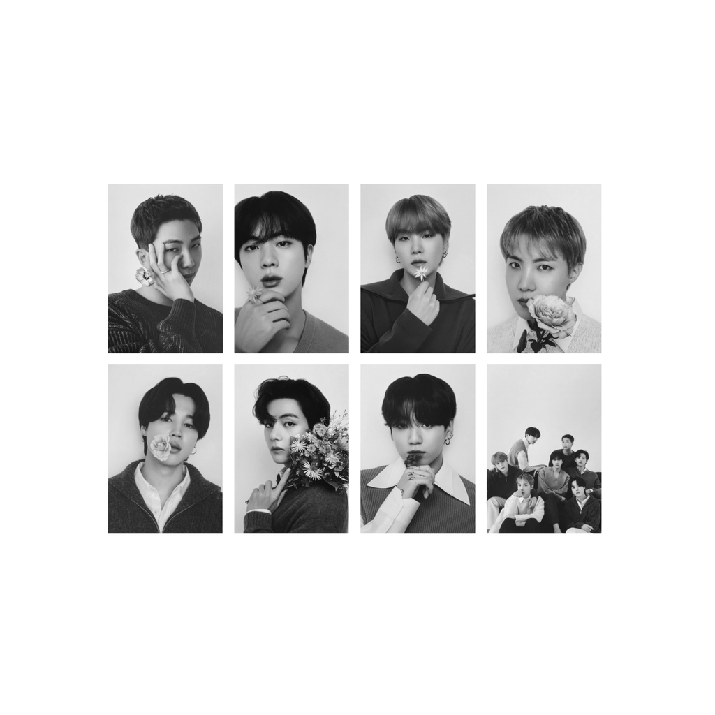 BTS - MONOCHROME CANVAS PHOTO