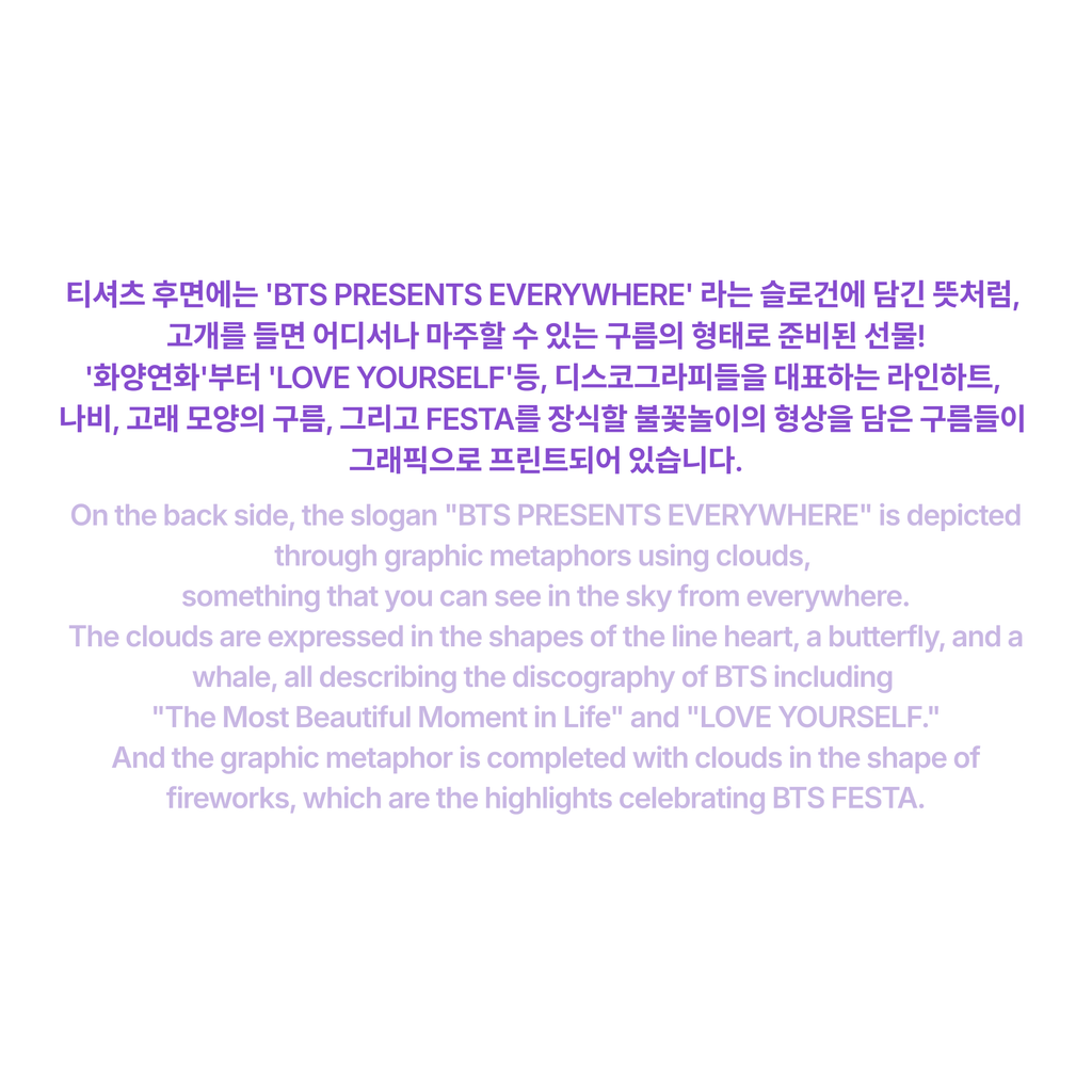 BTS - 2023 FESTA T-SHIRT (WHITE)