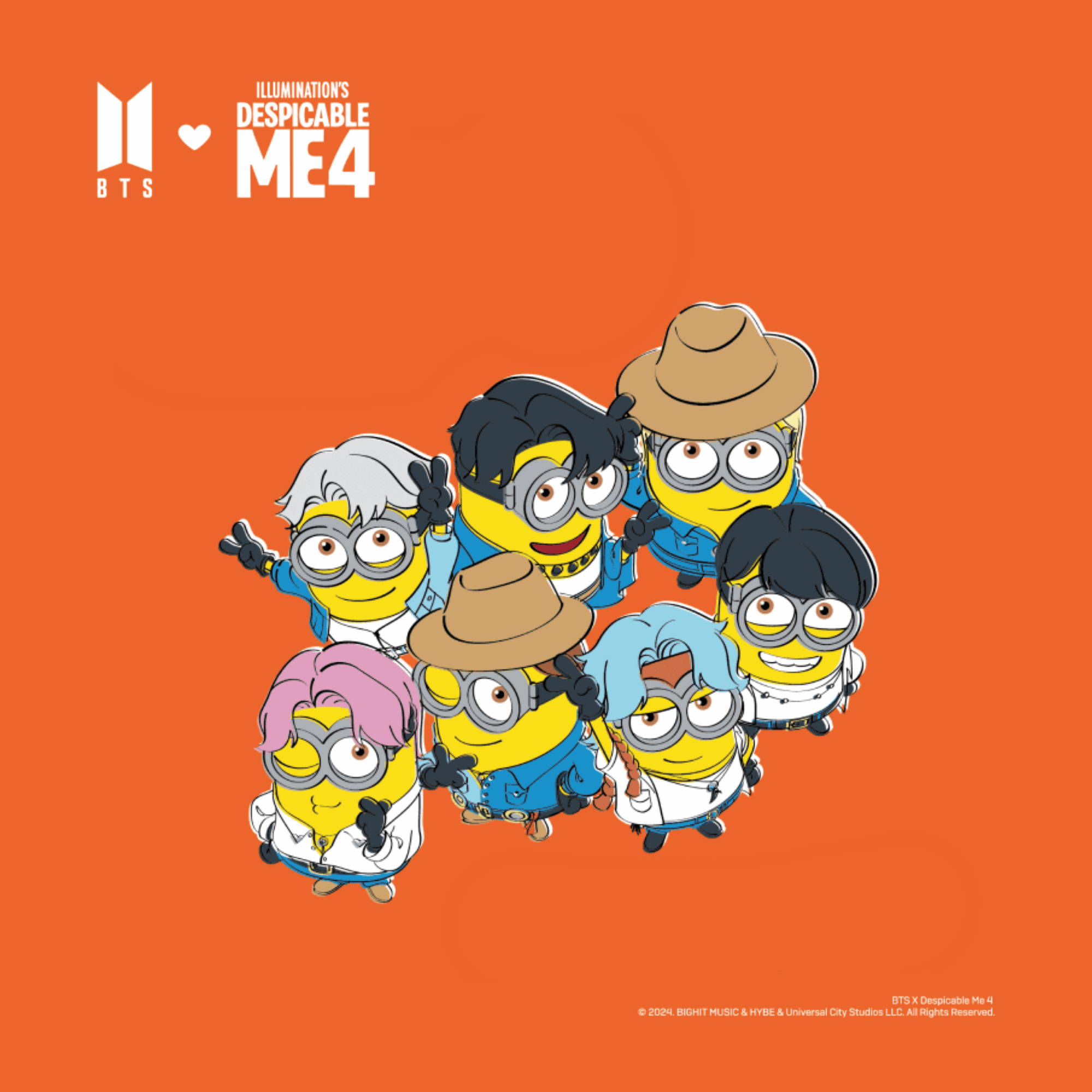 BTS - DESPICABLE ME 4 FIGURE