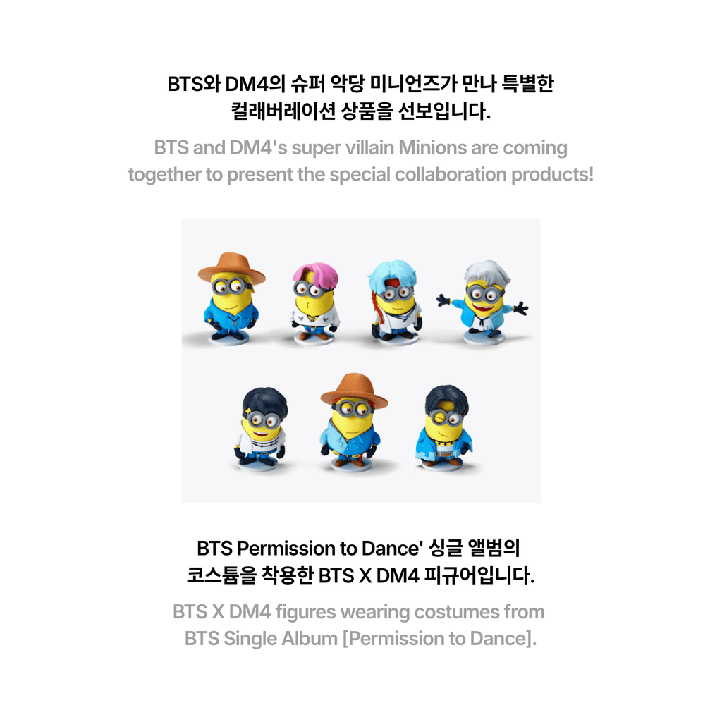 BTS - DESPICABLE ME 4 FIGURE