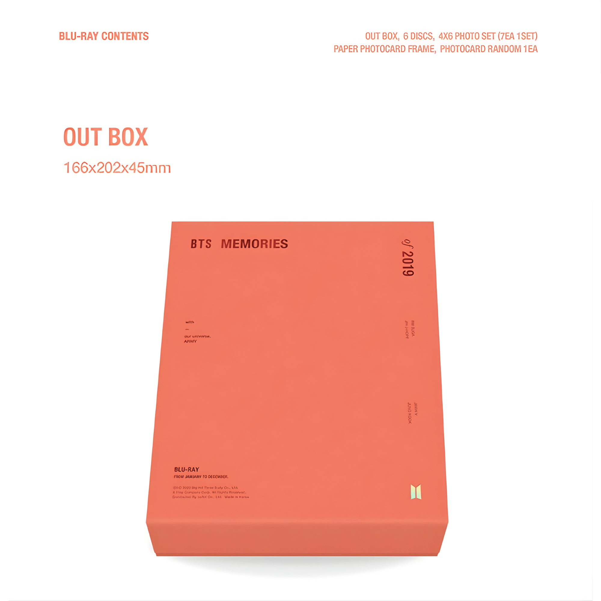 BTS - MEMORIES OF 2019 BLU-RAY