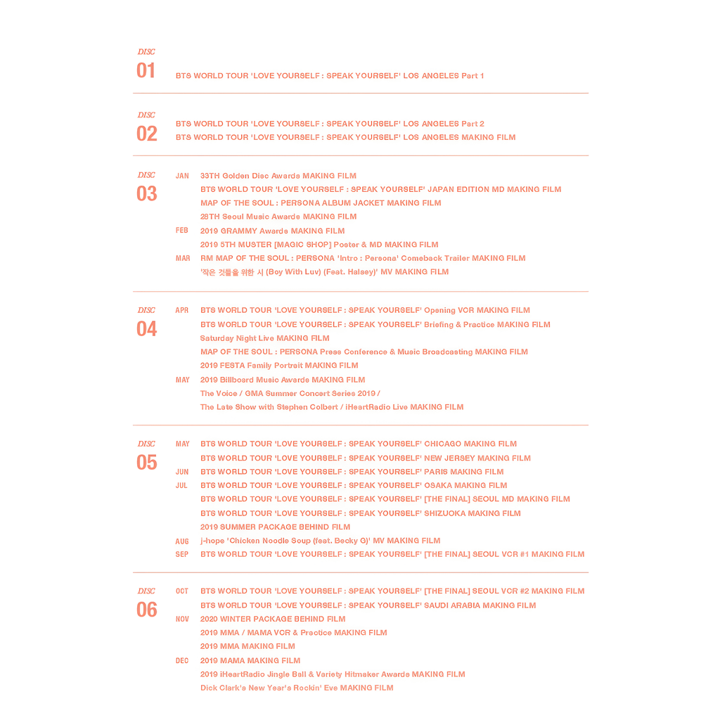 BTS - MEMORIES OF 2019 BLU-RAY