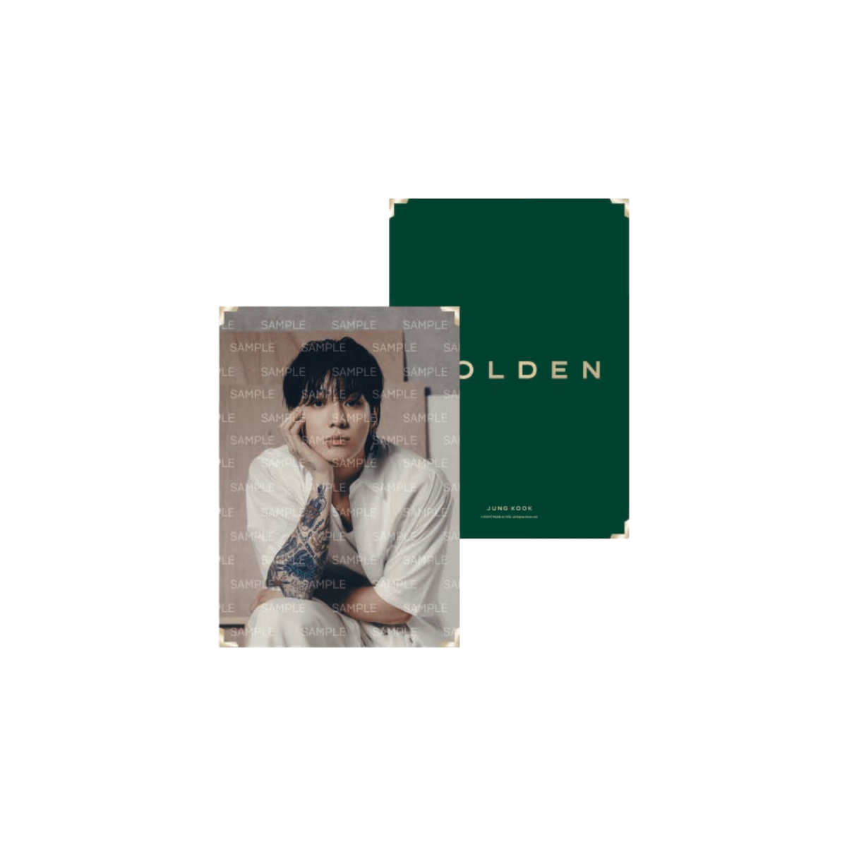 ジョングク  プレミアムフォト BTS - GOLDEN PREMIUM PHOTO – IPBY K-POP & BEAUTY