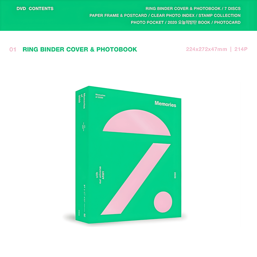 BTS - MEMORIES OF 2020 DVD