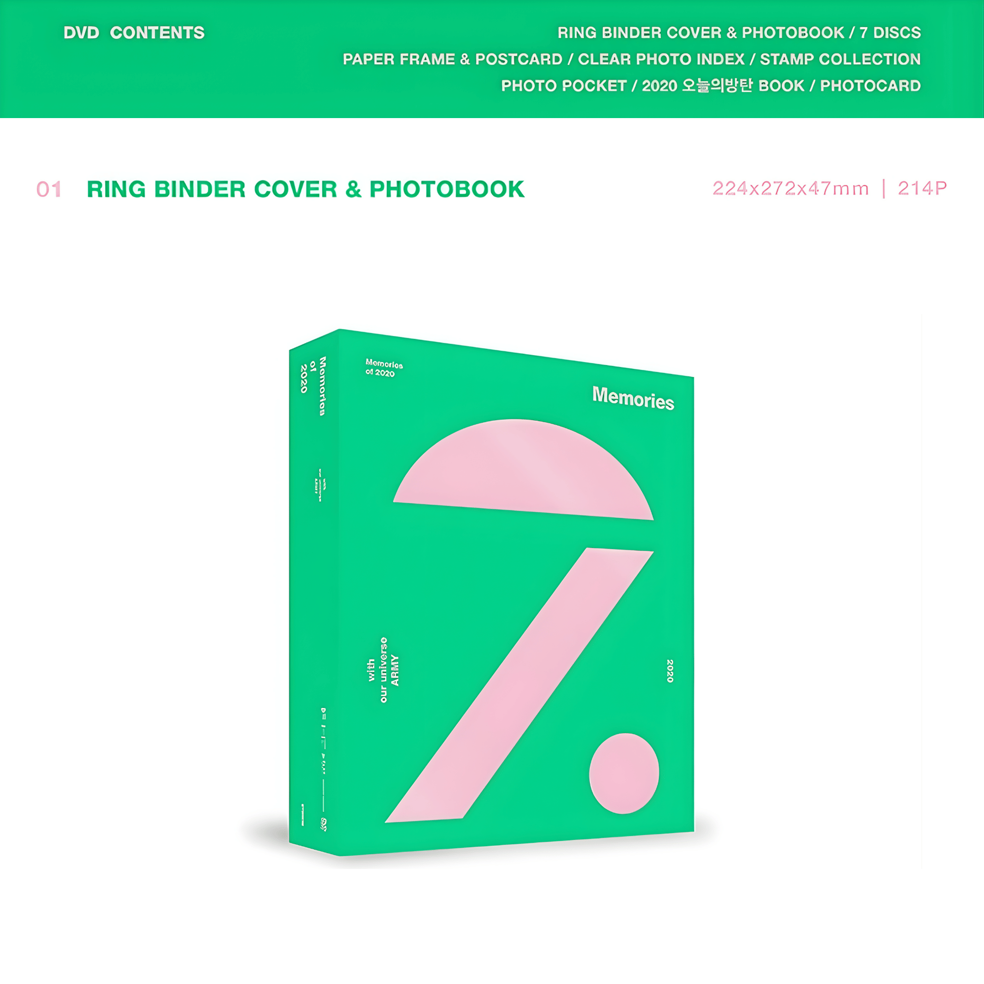 BTS - MEMORIES OF 2020 DVD